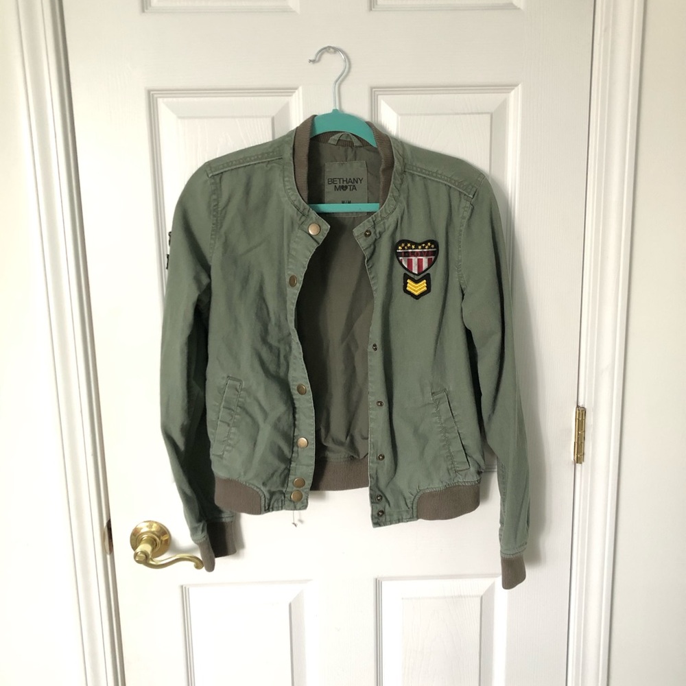 Army green jacket